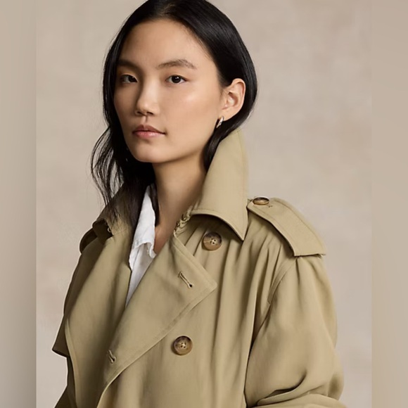 Polo Ralph Lauren Twill Trench Coat - Picture 3 of 9
